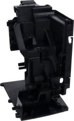 Lénksen Plastiksframe mat bannenzeger Riffelung a verschiddenen Aussparungen, Usiicht op déi bannenzeg Säit Lénksen Plastiksframe mat bannenzeger Riffelung a verschiddenen Aussparungen, Usiicht op déi bannenzeg Säit
