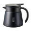 Carafe isolante Hario V60-02 en noir, idéale pour garder votre café au chaud, d'une capacité de 600 ml.
