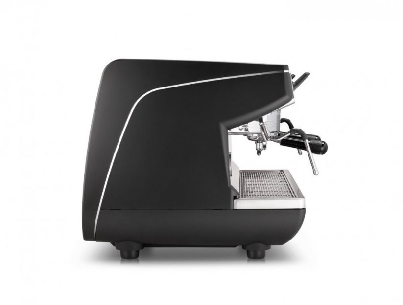 Zwarte zijde van de Appia Life XT hendel koffiemachine