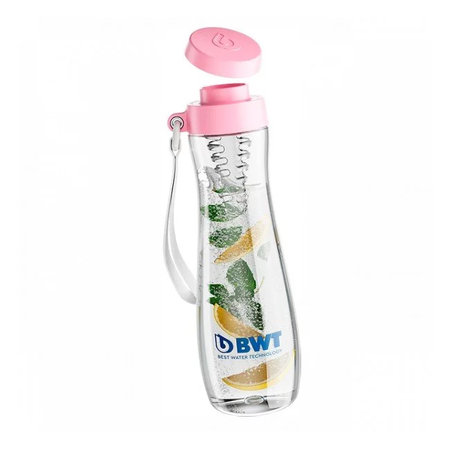 Bottle with a central sieve.
