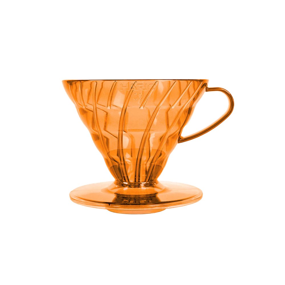 Hario V60-02 gocciolatore in plastica arancione trasparente