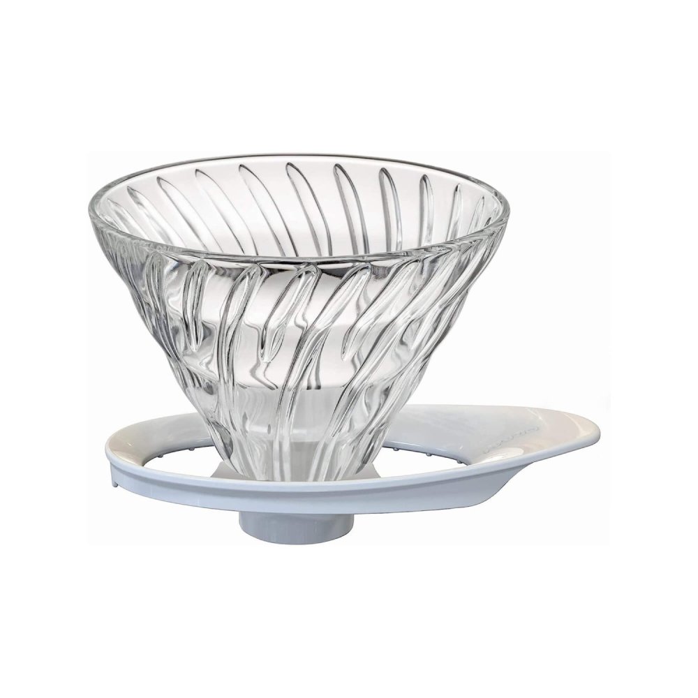 Hario Sklenený Dripper V60-02 Biely Novinka
