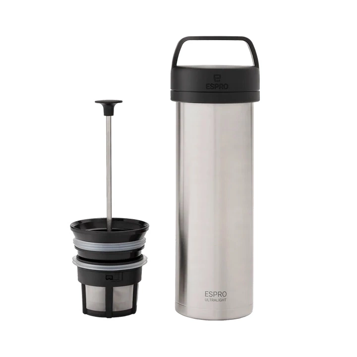 Espro Ultra Light Coffee Press spazzolato/metallico 450 ml